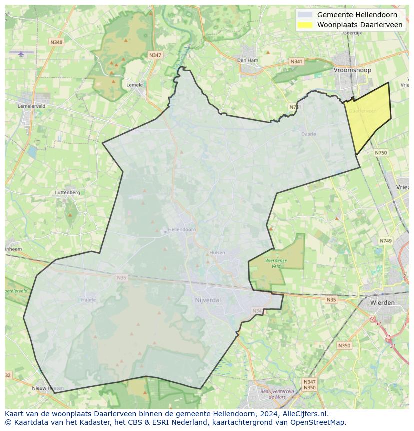 Kaart van de woonplaats Daarlerveen. Op deze pagina vind je veel informatie over inwoners (zoals de verdeling naar leeftijdsgroepen, gezinssamenstelling, geslacht, autochtoon of Nederlands met een migratieachtergrond,...), woningen (aantallen, types, prijs ontwikkeling, gebruik, type eigendom,...) en méér op basis van open data van het centraal bureau voor de statistiek, het kadaster en diverse andere bronnen!