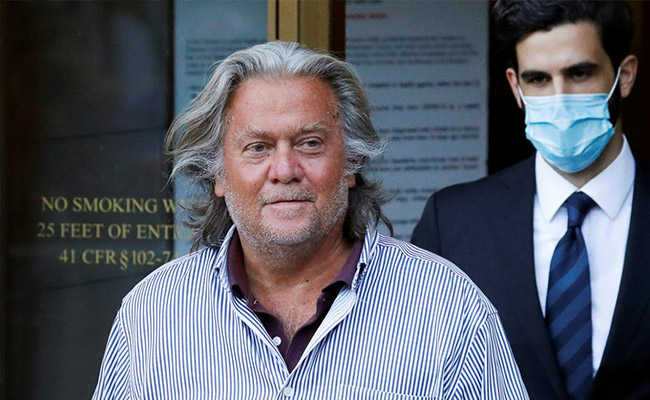 &quot;I&#039;m Empowered&quot;: Trump Advisor Steve Bannon Out Of Jail Ahead Of Polls