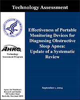 Cover of Effectiveness of Portable Monitoring Devices for Diagnosing Obstructive Sleep Apnea: Update of a Systematic Review