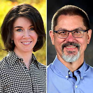 Alison Motsinger-Reif, Ph.D., Motsinger-Reif, left, and Paul Wade, Ph.D., right