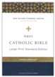 NRSV Catholic Bible, Large Print, Comfort Print, Leathersoft, Red