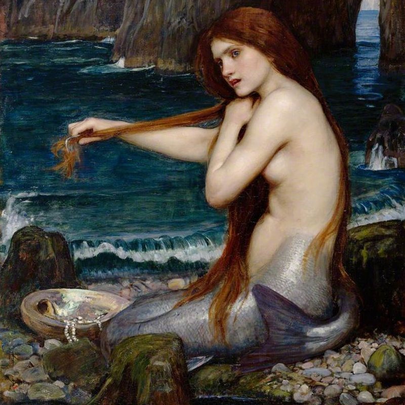 John William Waterhouse A Mermaid