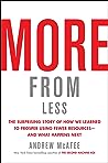 More from Less by Andrew McAfee