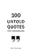 100 Untold Quotes That Are ...