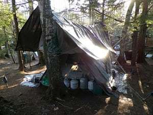 Maine hermit: Christopher Knight's makeshift camp