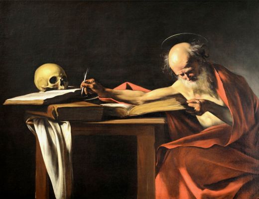 Caravaggio's Saint Jerome Writing (1606)