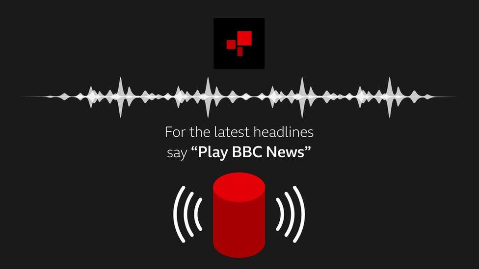 Instruction for smart speakers: Just say "Play BBC News" to any smart speaker.