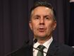 Minister for Health and Aged Care Mark Butler and Chief Medical Officer Paul Kelly provide a COVID-19 update at Parliament House in Canberra on November 15, 2022.  Photo: Dominic Lorrimer