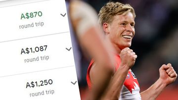 AFL fans buying flights