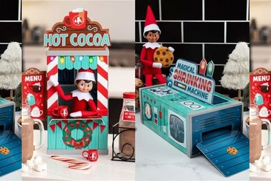 9PR: The Elf on the Shelf Insta-Moment Pop-Ups 2-Backdrop Set