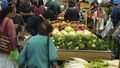 General photo of people shopping for fruits and vegetables at the Queen Vic Market on Friday 2, December 2023. inflation consumer economy