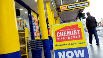 Chemist Warehouse pharmacy in Newtown, Sydney.