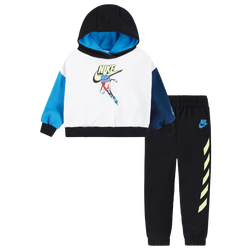 Boys' Infant - Nike Fleece Hoodie Set - Black/Blue