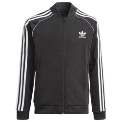 Boys' Grade School - adidas Originals Adicolor Superstar Track Jacket - Black/White