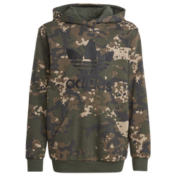 Boys' Grade School - adidas Originals Camo Hoodie - Multi/Green