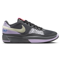 Boys' Grade School - Nike Ja Morant One - Grey/Green/Purple