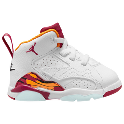 Boys' Toddler - Jordan MVP - White/Cardinal Red/Vivid Orange