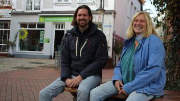 Sebastian Bonau und Uta Bergfeld sind die neuen Vorsitzenden des Kreisvorstands der Grünen Schleswig-Flensburg.