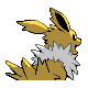 Imagen posterior de Jolteon macho o hembra en la cuarta generación