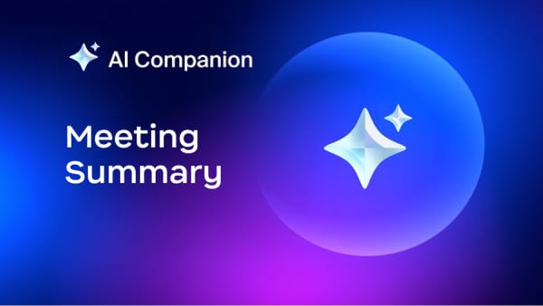 How to use Zoom AI Companion Meeting Summary