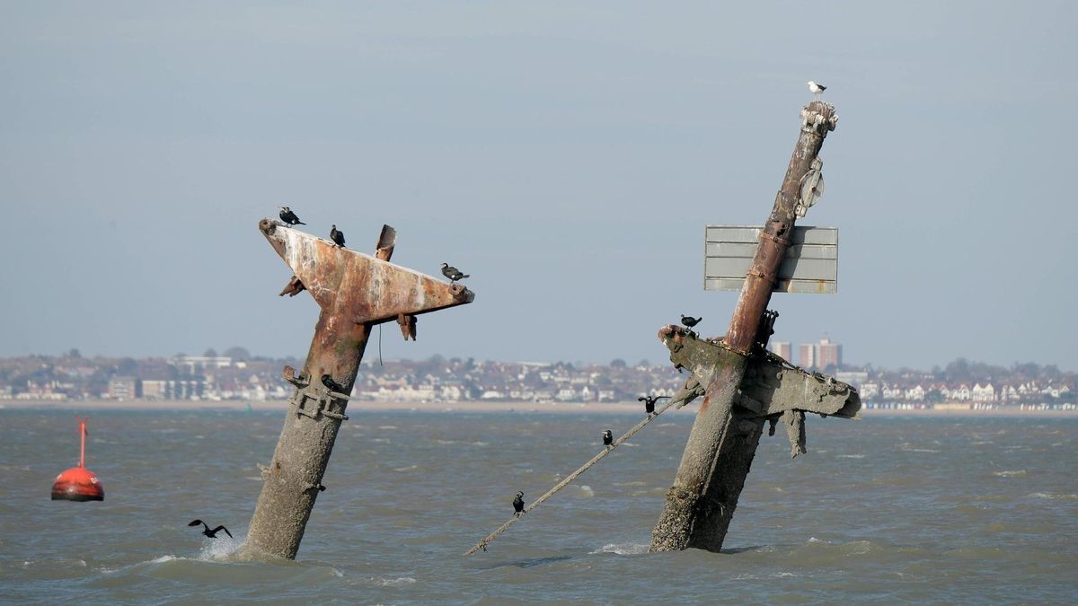 SS Richard Montgomery Bomb Ship The wreck of the SS Richard Montgomery that sunk in August 1944 in the Thames Estuary of