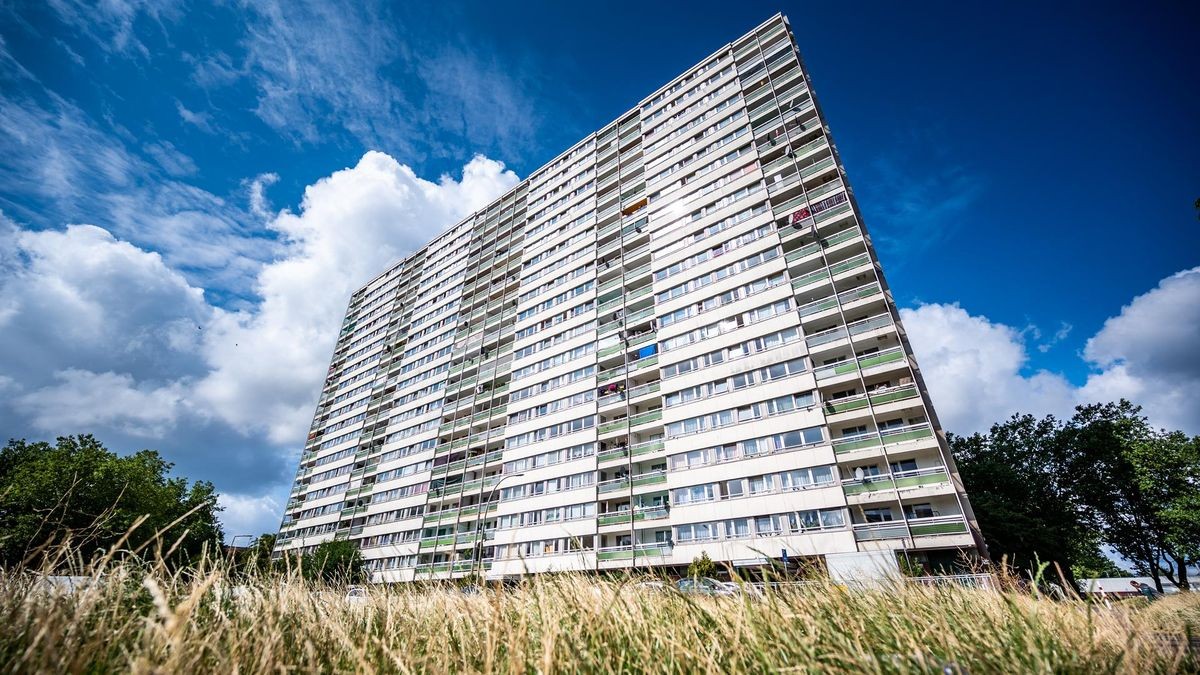 Der Weiße Riese an der Ottostraße 58 bis 64 in Duisburg-Hochheide: Noch mehr Paketdienste meinen, dass es hier zu Problemen bei der Zustellung kommt.