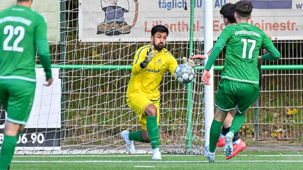 Arminia-Torwart Talha Bayram hatte zuletzte eine funktionierende Defensive vor sich und blieb ohne Gegentor.  