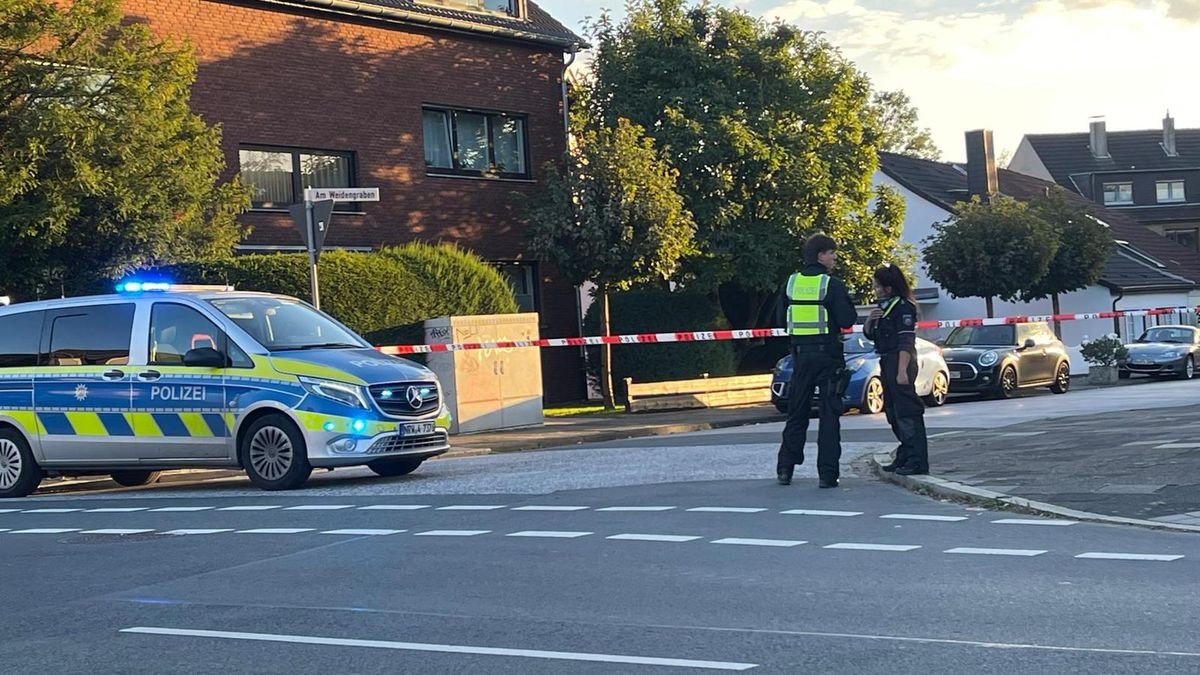 Das sonst so beschauliche Wohnviertel in Duisburg-Rahm war stundenlang abgesperrt.