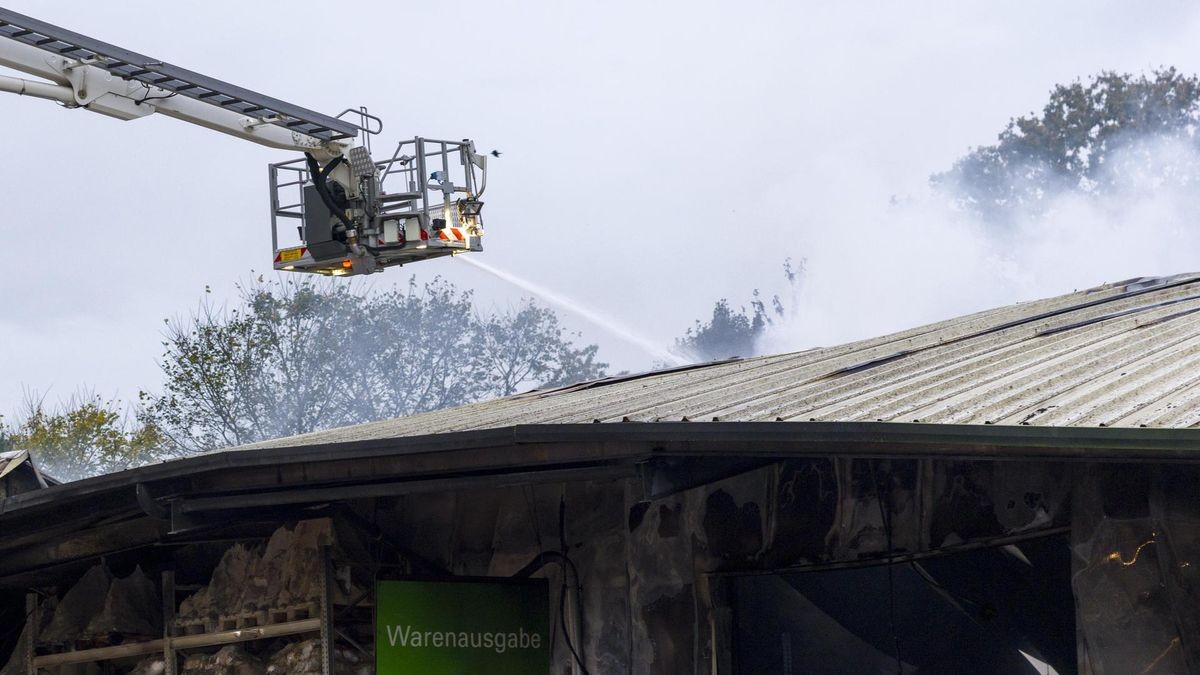 Gewerbebrand in Hünxe-Drevenack