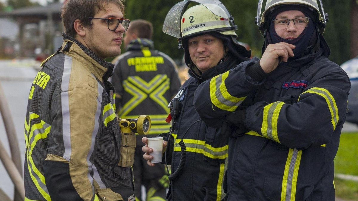 Gewerbebrand in Hünxe-Drevenack