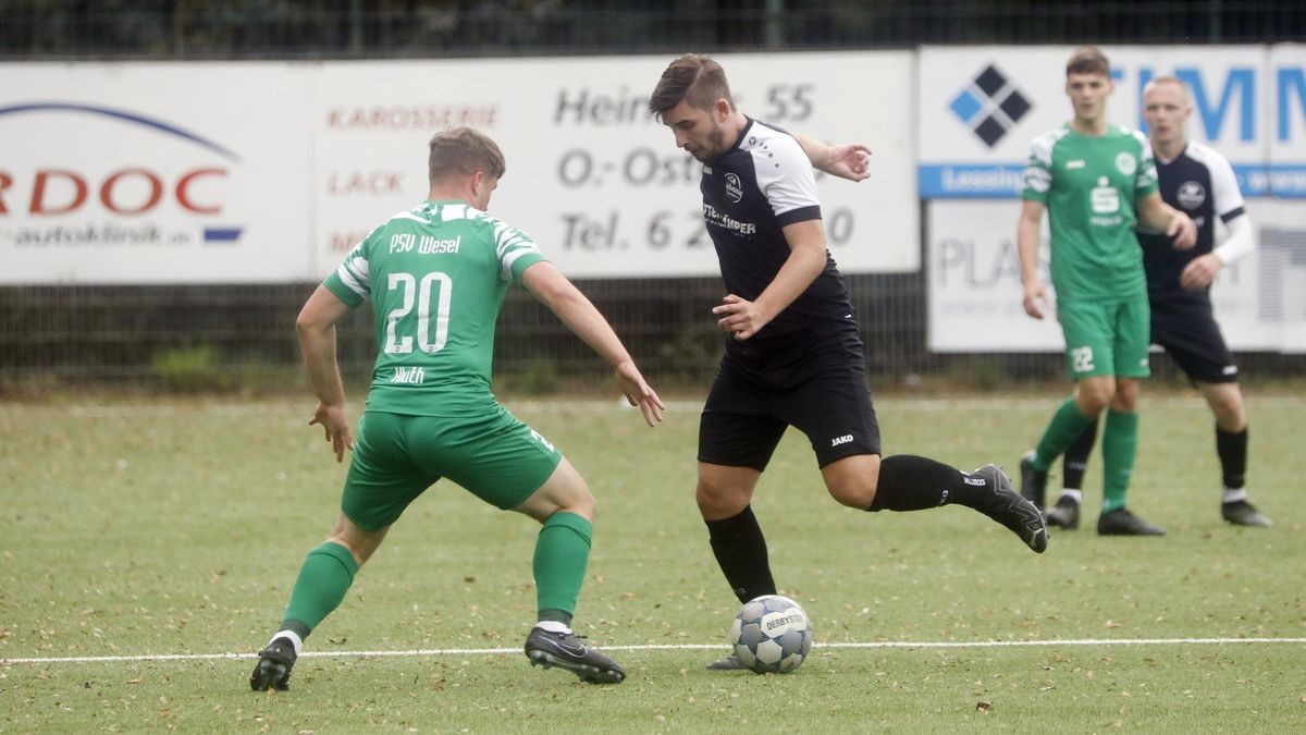 Jan-Niklas Pia brachte Arminia Klosterhardt in Frintrop in Führung.