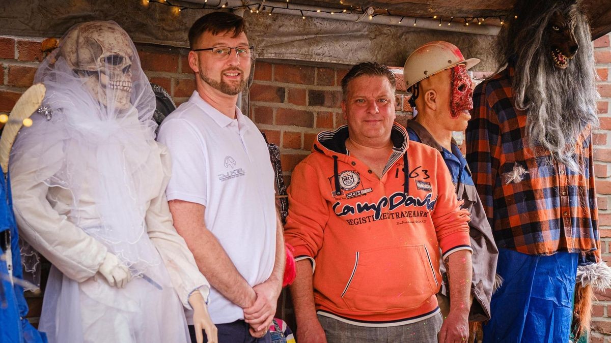 Halloween-Haus in Wehofen in Duisburg