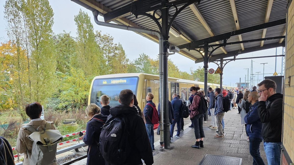 Auch an einem gewöhnlichen Wochentag ist der Bahnsteig des S-Bahnhofs Köpenick schon gut gefüllt. Wenn es dann noch zu Störungen und einem 20-Minuten-Takt bei der S3 kommt, ist es hier brechend voll.