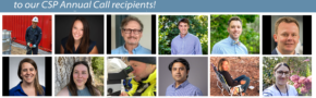 18 headshots of various scientists, of various ages and physical attributes, are displayed below the text "Congratulations to our FY25 CSP Annual Call recipients!