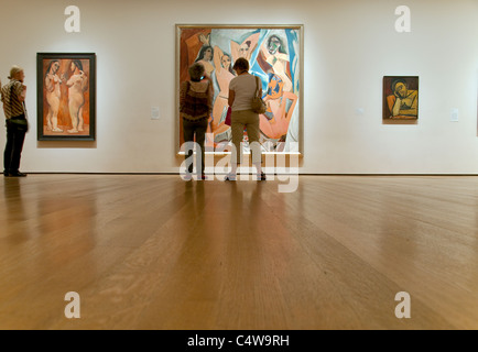 Les Demoiselles d Avignon, die jungen Damen von Avignon, 1907, von Pablo Picasso, MOMA, Museum of Modern Art in New York City Stockfoto