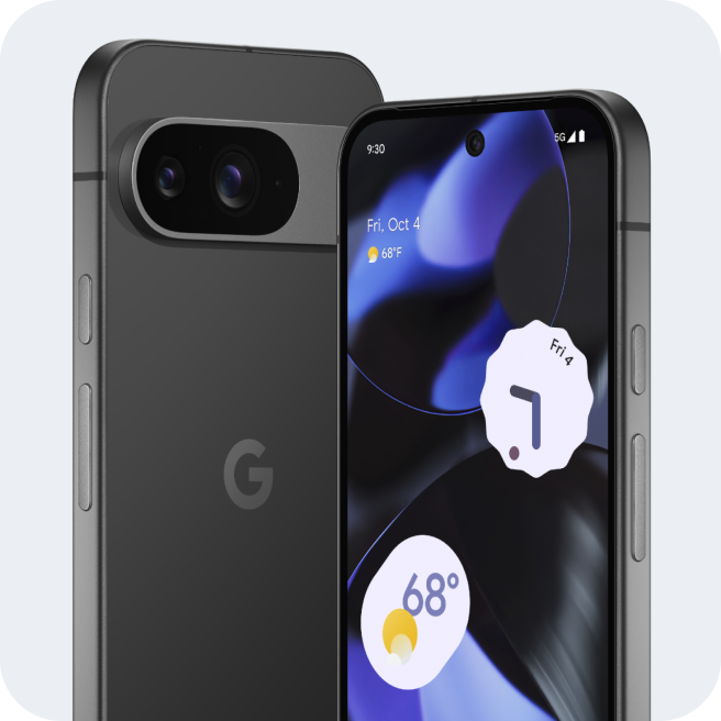 Google Pixel 9 Pro and Pixel 9 Pro XL phones.