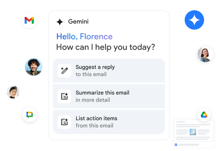 「Gmail 版 Gemini」為用戶建議回覆、撮要電郵內容及將操作項目製成清單。