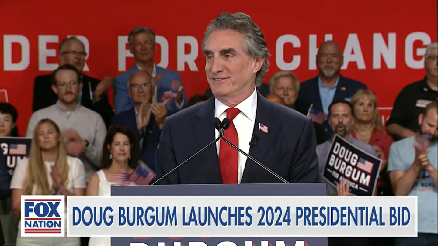 Watch Doug Burgum: Democracy 2024 live