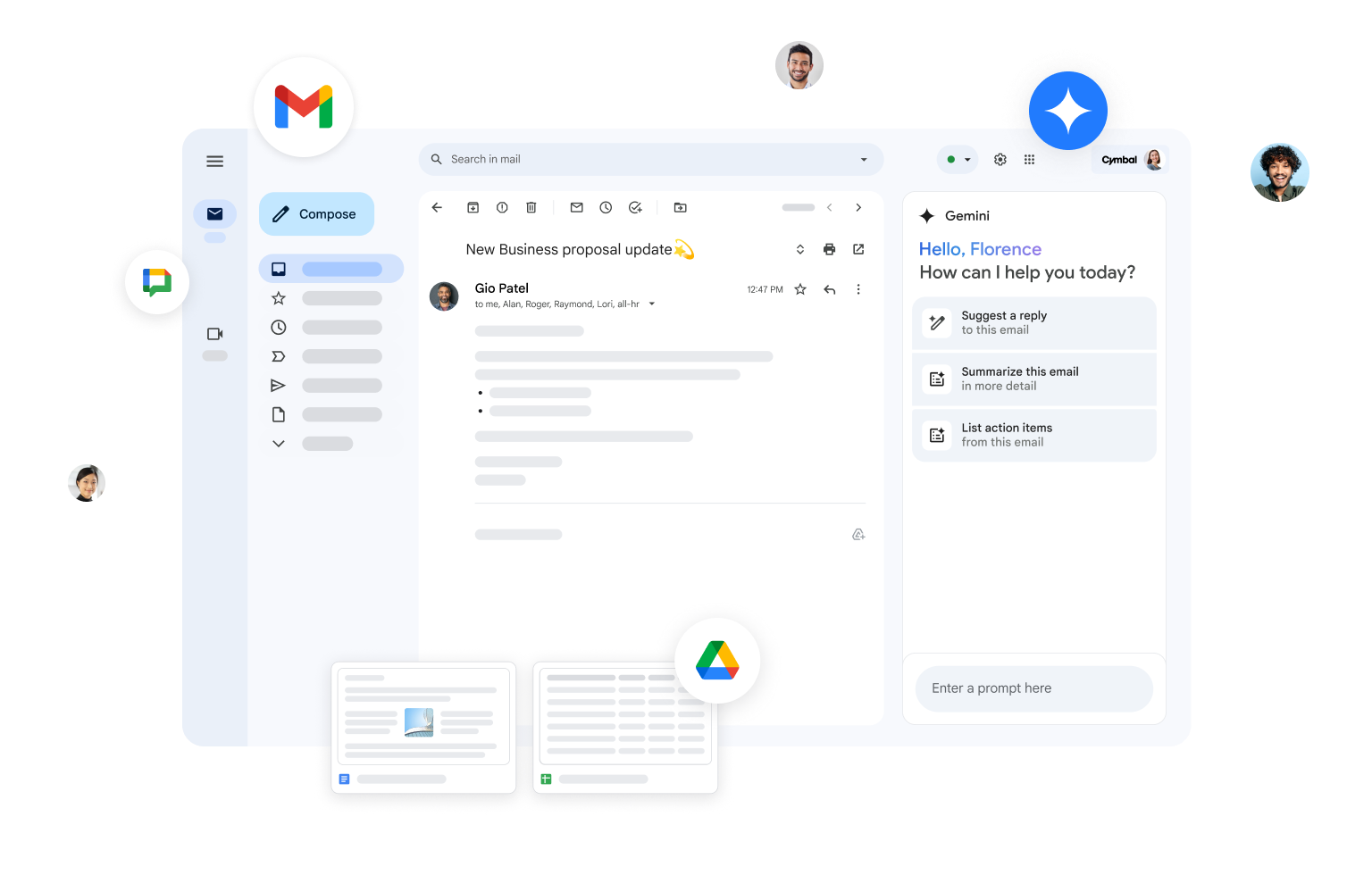 「Gmail 版 Gemini」為用戶建議回覆、撮要電郵內容及將操作項目製成清單。