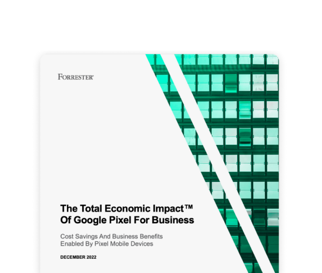 The cover of the Forrester Total Economic Impact report