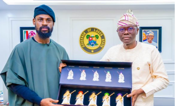 PHOTOS: Sanwo-Olu hosts Tunde Onakoya