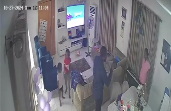 VIDEO: Outrage as lawyer ‘assaults’ wife in front of kids