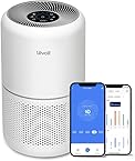 LEVOIT Luftreiniger Allergiker mit HEPA gegen 99,97 Prozent Schimmel Staub Pollen Tierhaare, Luftqualitäts-Feedback und Auto-Modus, CADR 240m³/h für Raucherzimmer, Air Purifier 22dB Schlafmodus Timer