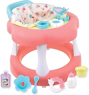 JC Toys - For Keeps Playtime! | Baby Doll Walker Gift Set | Fits Dolls up to 17" | Cloth Seat for easy use and Play Access...