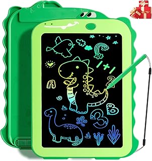 Teriph LCD Writing Tablet for Kids, Colorful Toddlers Toys Drawing Board, Educational Kid Toys, Doodle Pad Dinosaur Toys f...