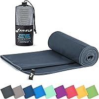 Fit-Flip Mikrofaser Handtuch - kompakte Microfaser Handtücher - ideal als Sporthandtuch, Reisehandtuch, Strandtuch -...