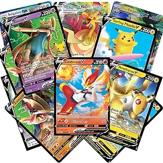 Pokemon Cards 50 Card Assorted Lot with Guaranteed V Pokemon