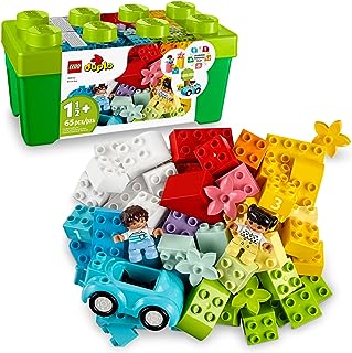 LEGO DUPLO Classic Brick Box Building Set - Features Storage Organizer, Toy Car, Number Bricks, Build, Learn, and Play, Gr...