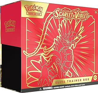 Pokémon TCG: Scarlet & Violet Elite Trainer Box (Miraidon Purple or Koraidon Red, Random Color)