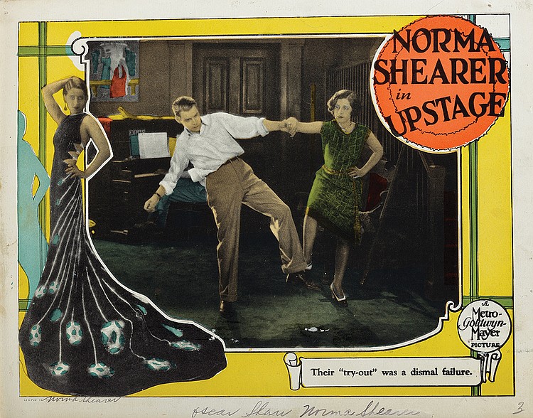 Oscar Shaw and Norma Shearer in Upstage (1926)